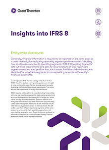 Entity-wide disclosures