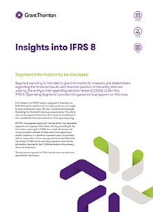 Segment information to be disclosed