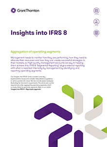 Aggregation of operating segments
