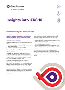 IFRS 16 - Understanding the discount cover image